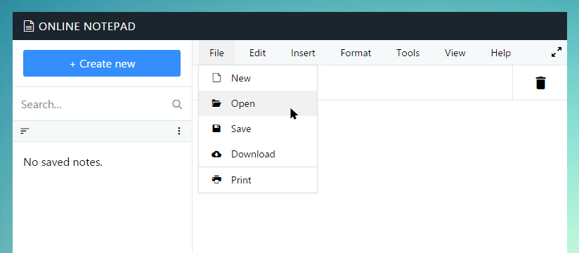 Open text file in Snetiseo